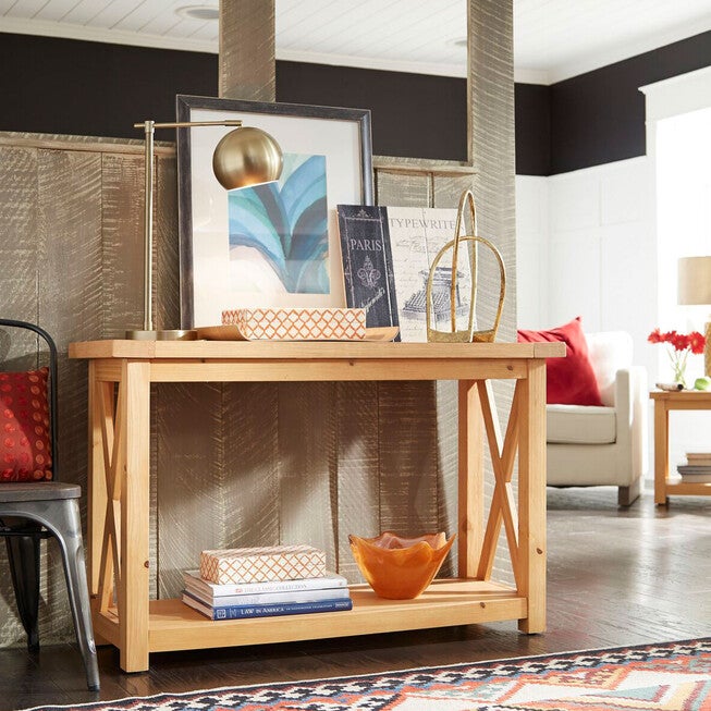 Country Lodge Console Table, PINE, hi-res image number null
