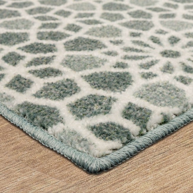 Mosaic Tile Grey Kitchen Rug, , on-hover image number null