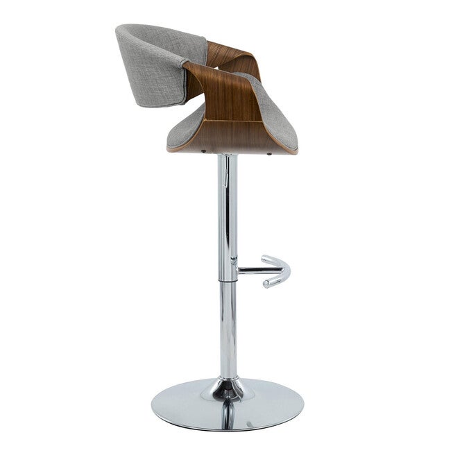 Curvo Adjustable Barstool - Set Of 2, , alternate image number null