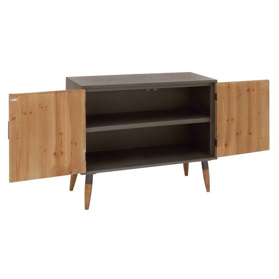 Brown Wood Modern Cabinet, 34x39x17, , alternate image number null