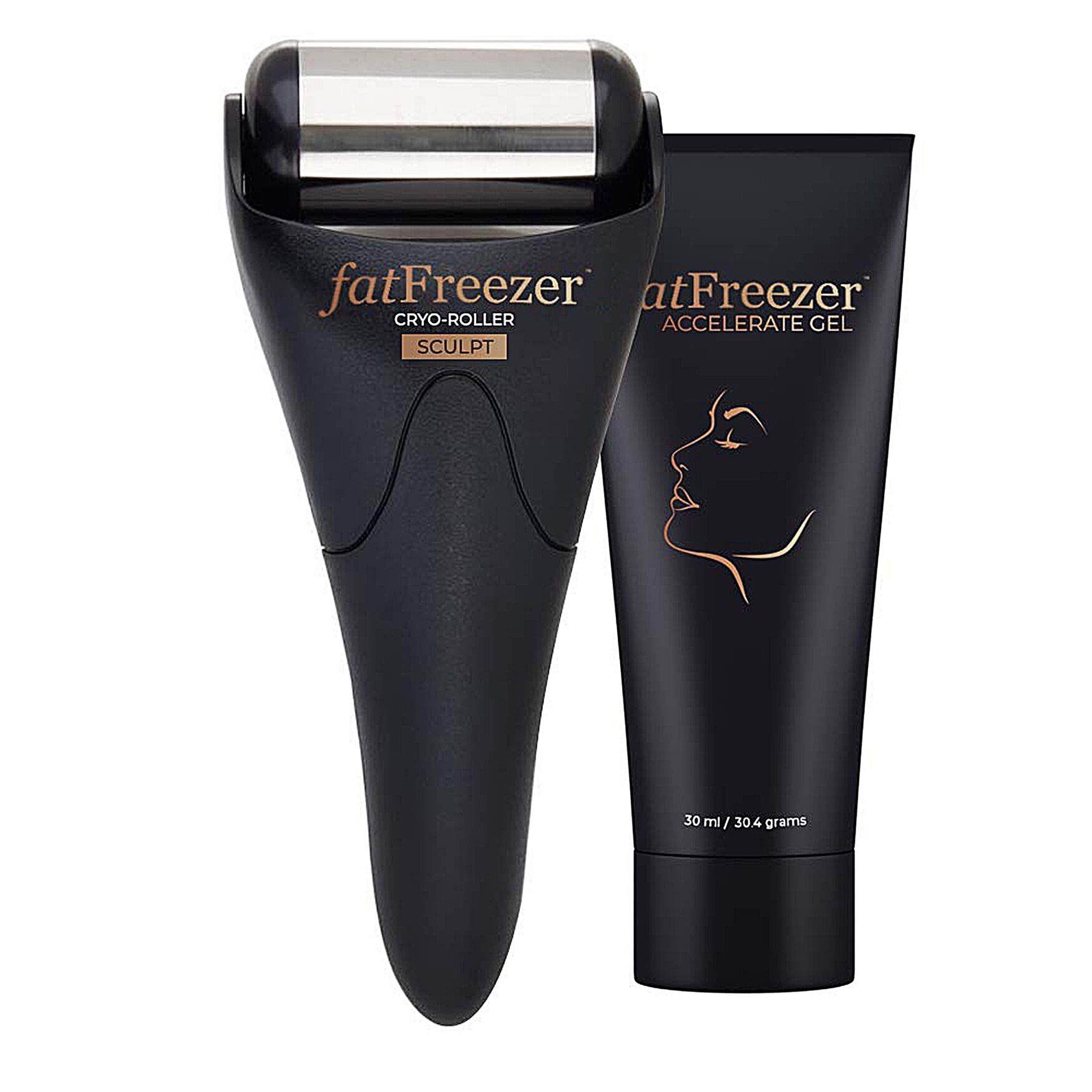 Fat Freezer Cryo Roller With Gel Wellness, BLACK, hi-res image number 0