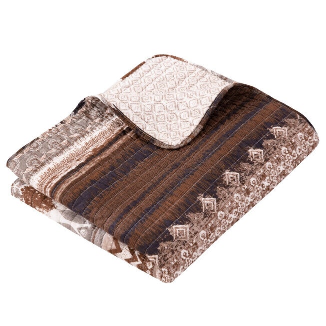 Southwest Latte Throw Blanket, , alternate image number null