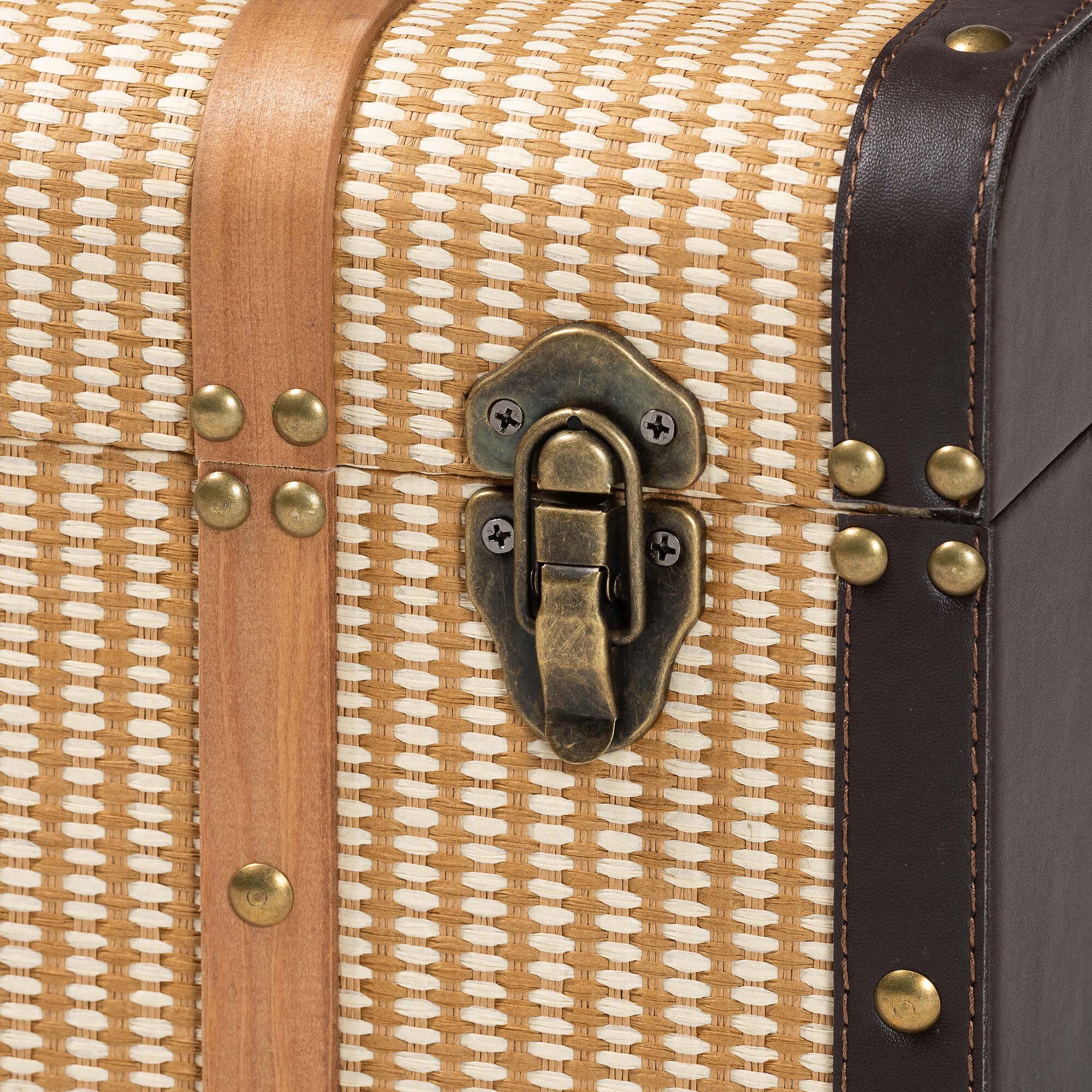 Manton Storage Trunk, BROWN, alternate image number 6