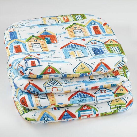 Set of 4 Stacking Chair Pads, Set of 4 Stacking Chair Pads,