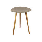 Grey Resin Modern Outdoor Accent Table, GREY, hi-res image number null