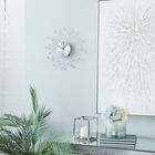 Silver Glam Metal Wall Clock, , alternate image number null