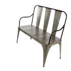 Silver Metal Farmhouse Bench, , alternate image number 3