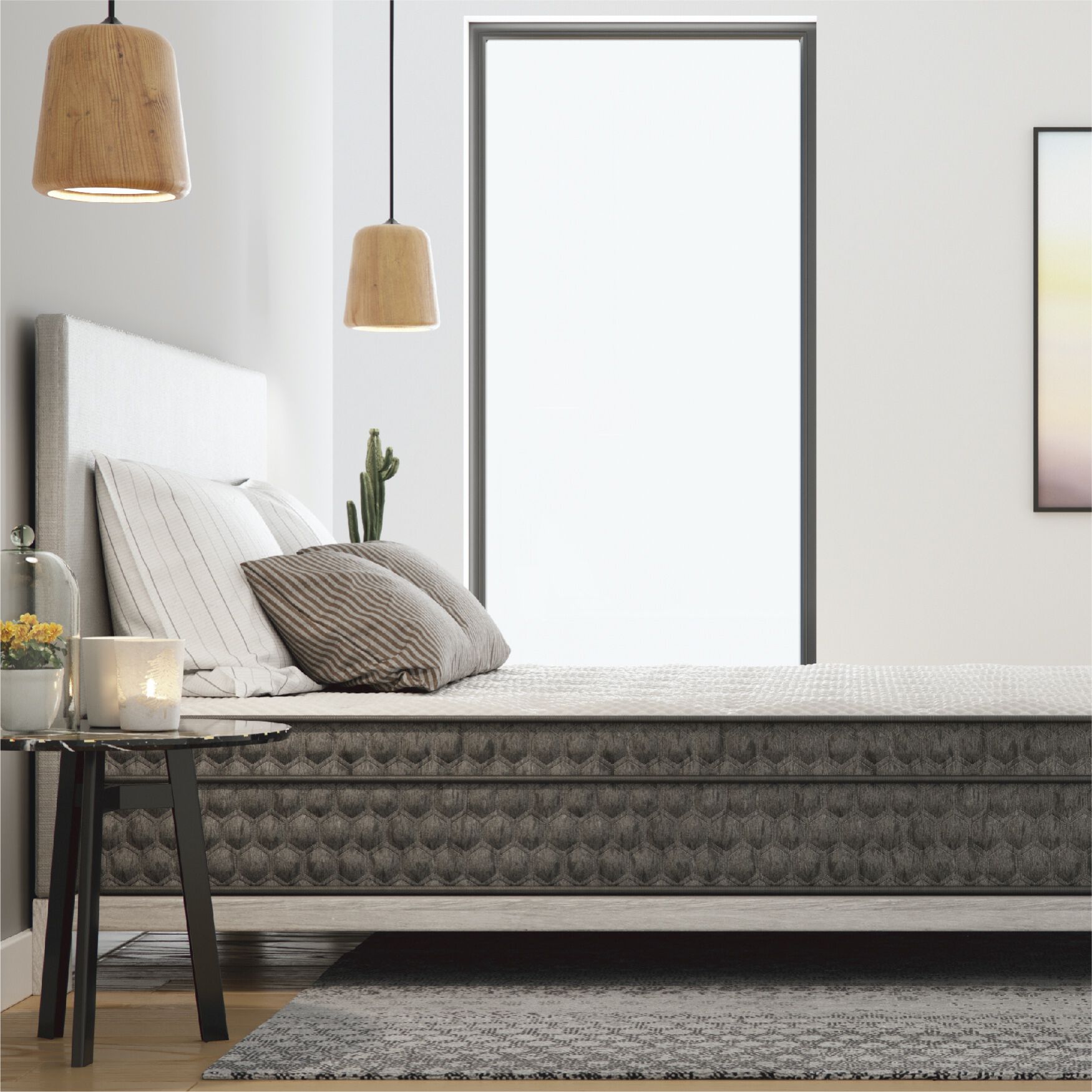 11 inches Gel Memory Foam Quilted Hybrid, Medium, Full Mattress, , alternate image number 3