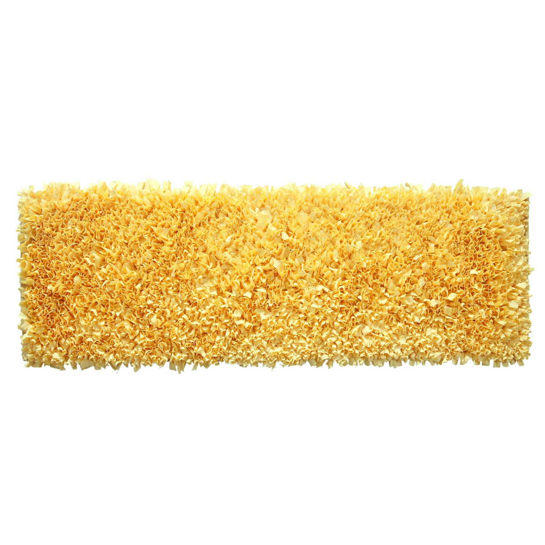 Bella Premium Jersey Shaggy Area Rug, YELLOW, hi-res image number 0