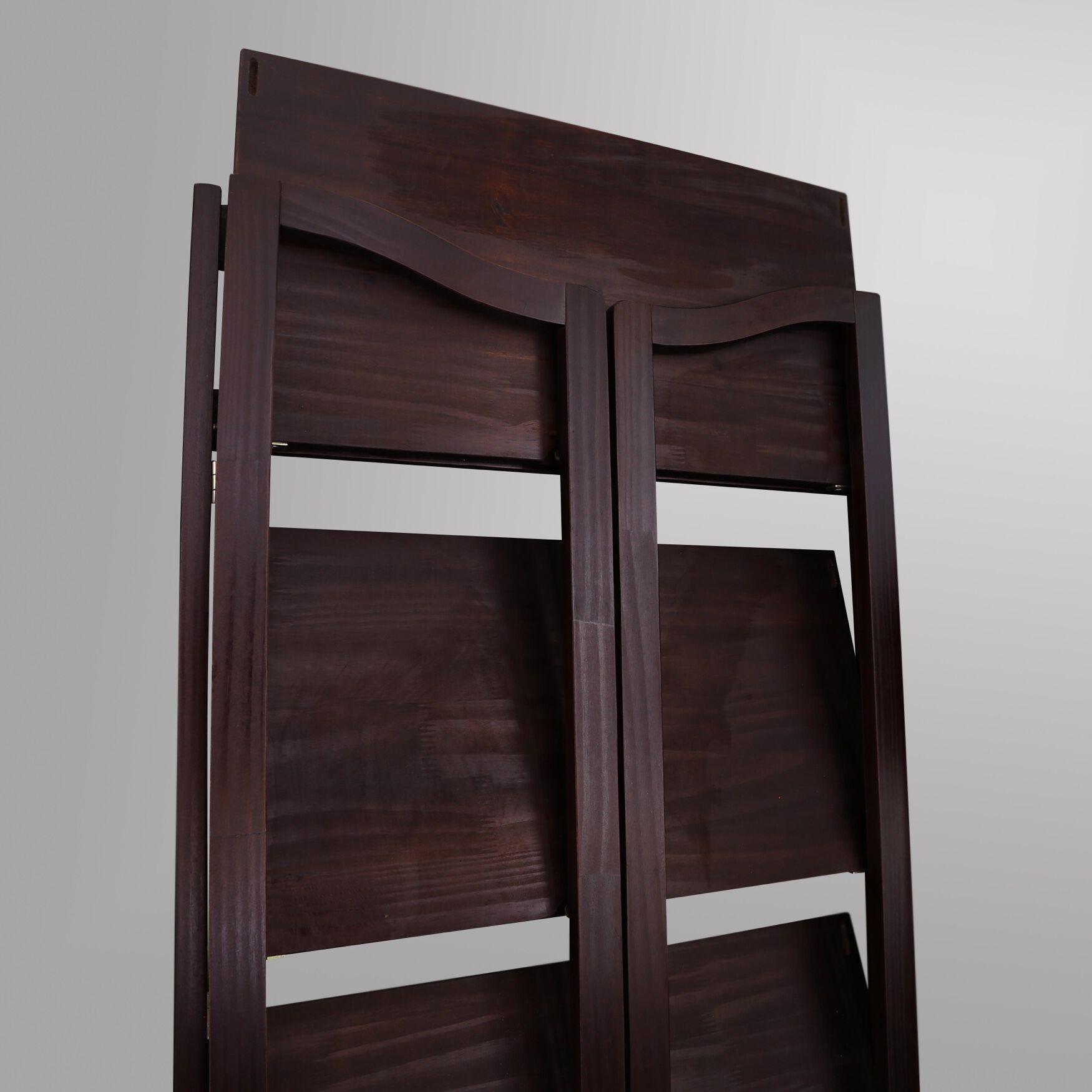 Stratford 5-Shelf Folding Bookcase-Espresso, , alternate image number 11
