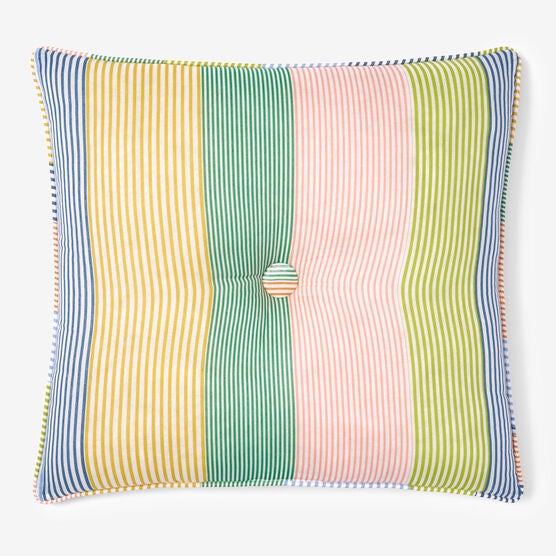 Coastal Stripe 16" Sq. Pillow, STRIPE MULTI Coastal Stripe 16" Sq. Pillow, STRIPE MULTI