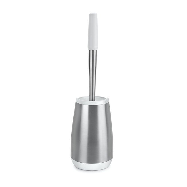 SWIVEL TOILET BRUSH CADDY, WHITE, hi-res image number null