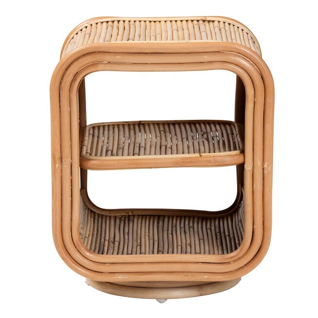Bethari Bohemian Natural Rattan Nightstand, , on-hover image number null