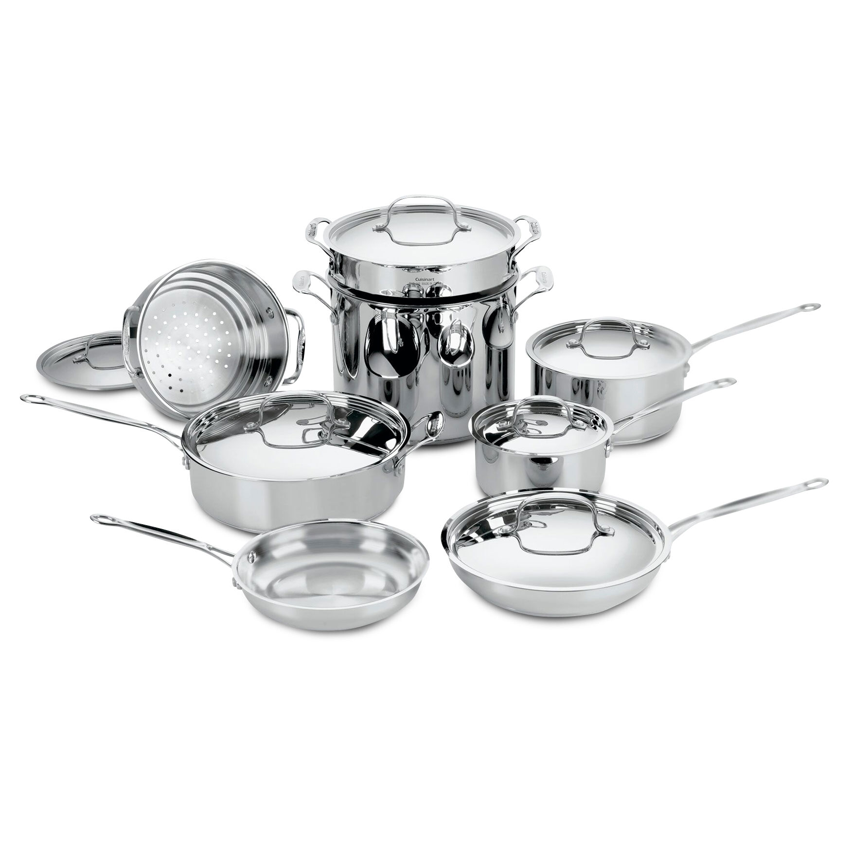 Cuisinart Chef's Classic Stainless 17-Piece Cookware Set 