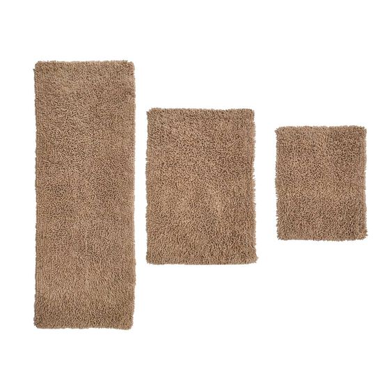 Fantasia 3 Piece Set Bath Rug Collection, LINEN, hi-res image number null