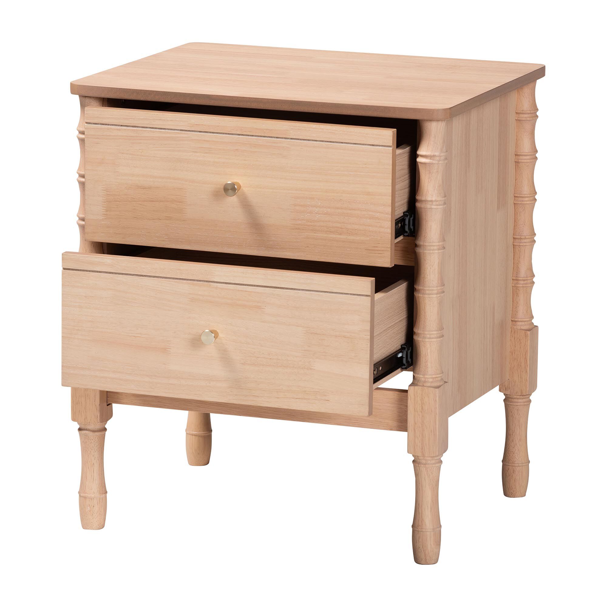 Laurent Nightstand, BROWN, alternate image number 2