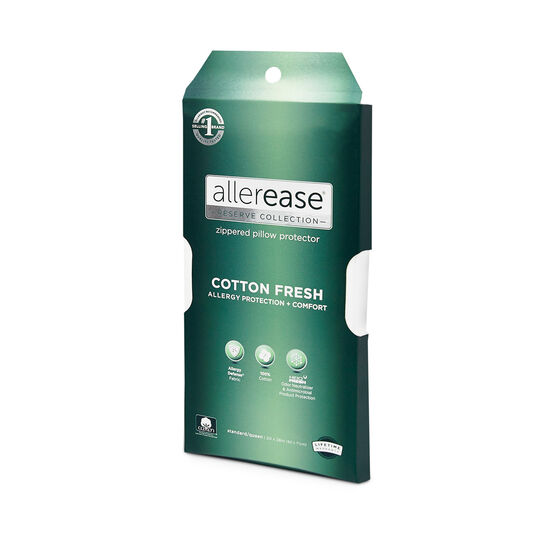 AllerEase Reserve Cotton Fresh Pillow Protector, WHITE, hi-res image number null