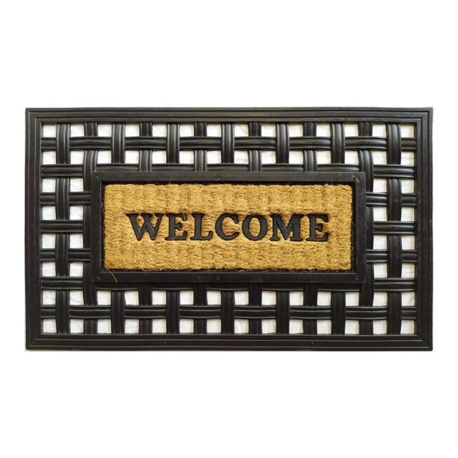 Fall Foliage Coir Mat With Vinyl Backing Floor Coverings, MULTI, hi-res image number null