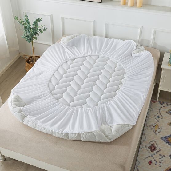 Micro-Mink Down Alternative 1 In. Mattress Topper Mattress Toppers, , alternate image number null
