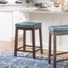 Claridge Faux Leather Upholsterd Seat Bar Stool, , alternate image number null