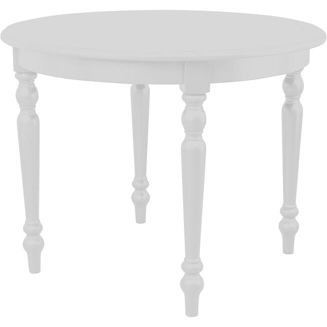 Philippe Round Dining Table, White, WHITE, hi-res image number null