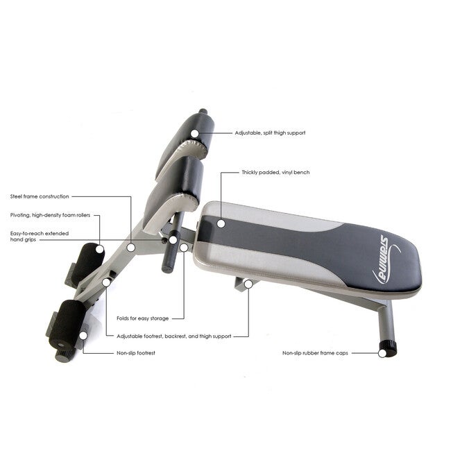Ab/Hyperextension Bench Pro Home Fitness Equipment, , on-hover image number 1