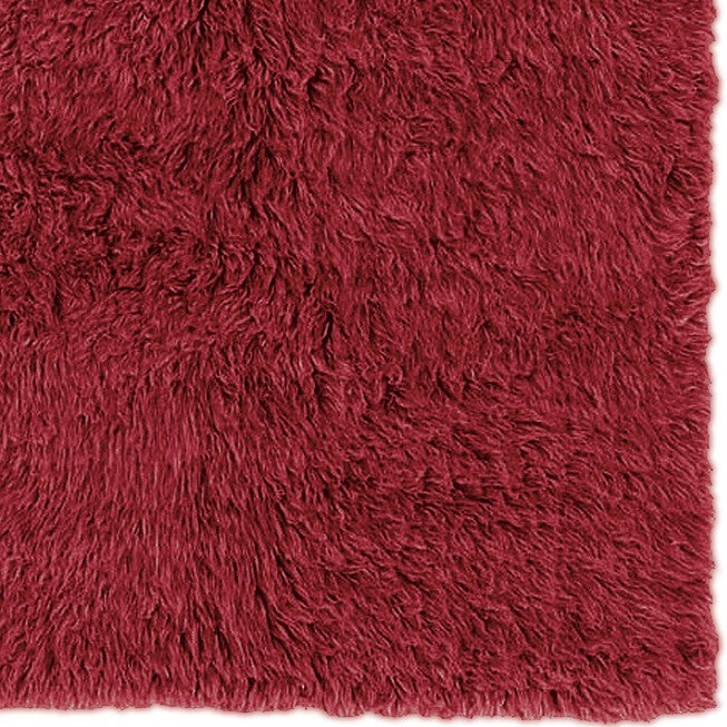 Flokati Red Rug, , alternate image number 2