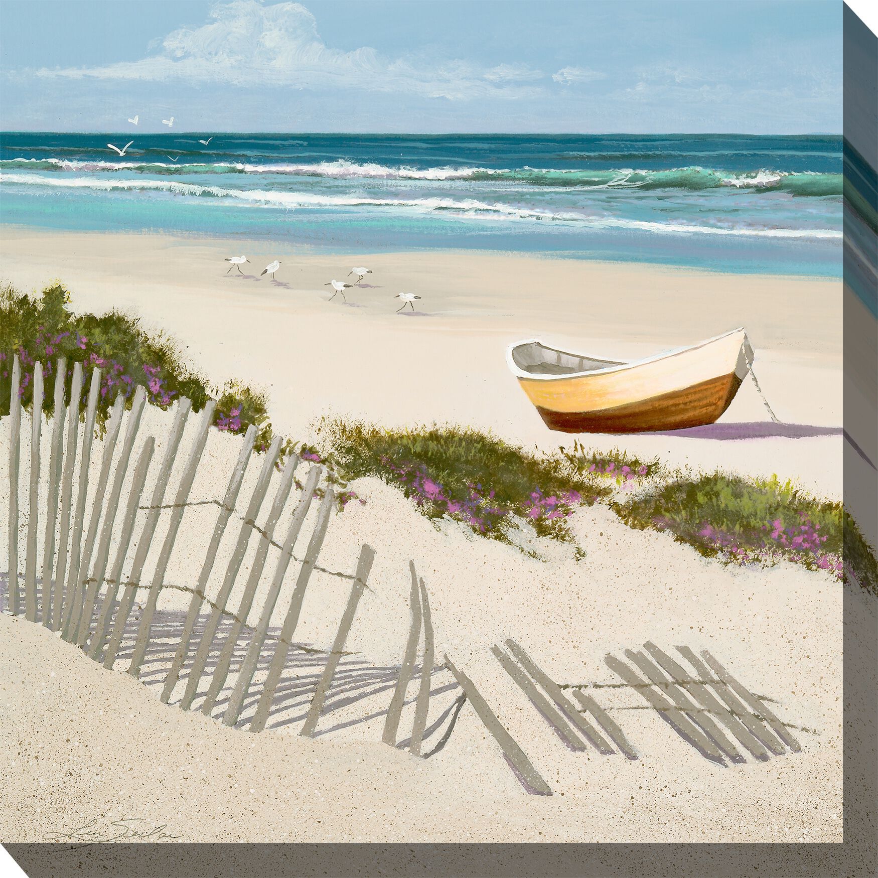 Rickety Fence Outdoor Wall Art, MULTI, hi-res image number 0