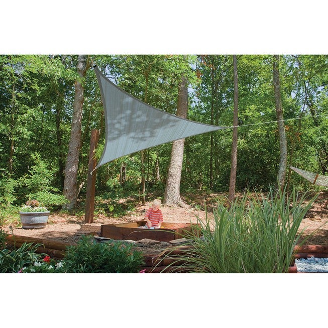 Shade Sail Triangle,12 x12 ft. Sea Blue, , alternate image number null