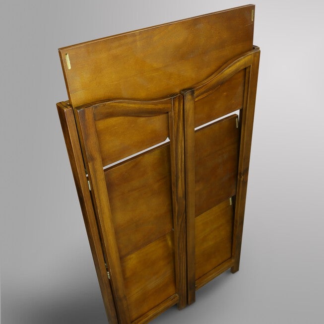 Stratford 3-Shelf Folding Bookcase-Warm Brown, , alternate image number 11