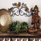 Multi Colored Metal Traditional Floral Wall Decor, , alternate image number null