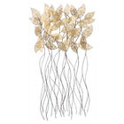 SCULPTURED LEAVES, METALLIC, hi-res image number null