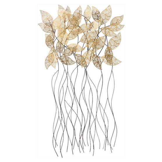 SCULPTURED LEAVES, METALLIC, hi-res image number null