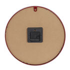 Round Red Wood Kensington Station Wall Clock, , alternate image number null