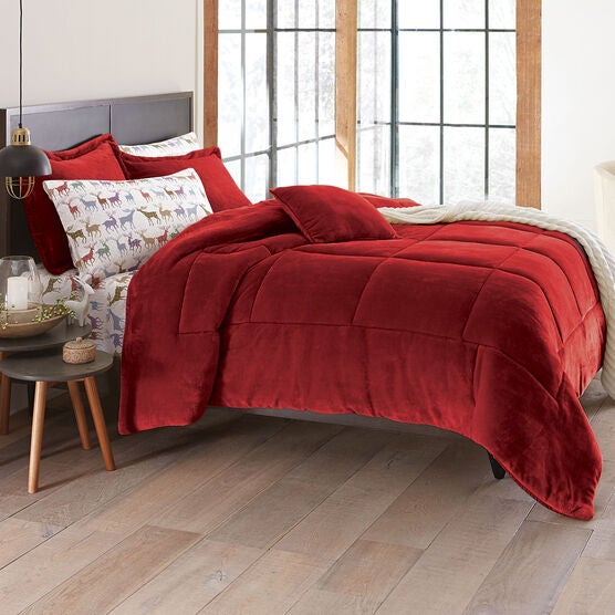 Bh Studio Microfleece Comforter Brylane Home