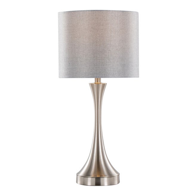 Lenuxe 25 inches Metal Table Lamp With Usb - Set Of 2, , alternate image number null