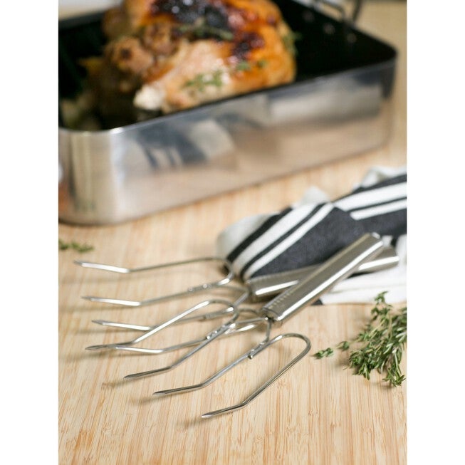 Turkey Lifters, Carving Fork Set, Set of 2, , alternate image number null