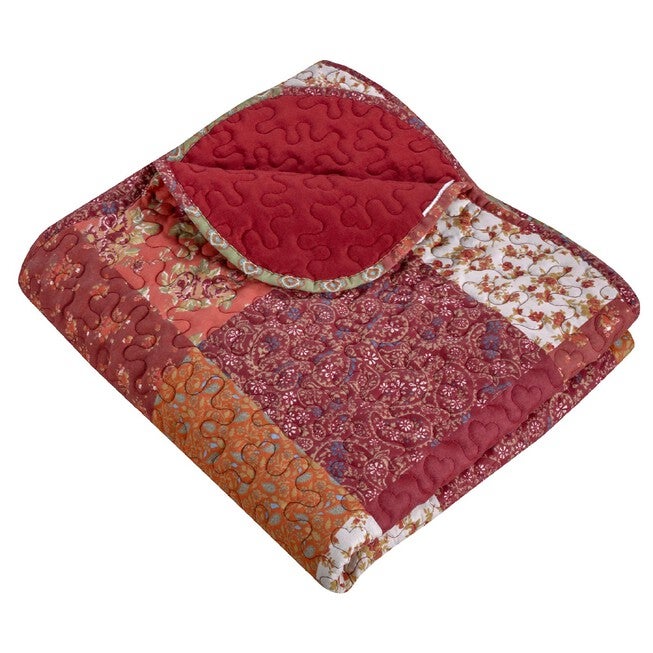 Country Fair Quilted Throw Blanket, , on-hover image number 1