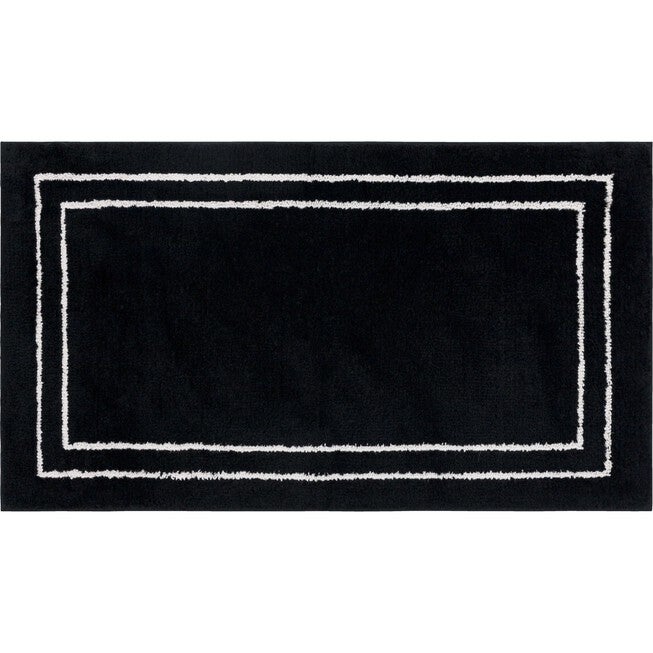 Corona Bath Rug, BLACK WHITE, hi-res image number 0