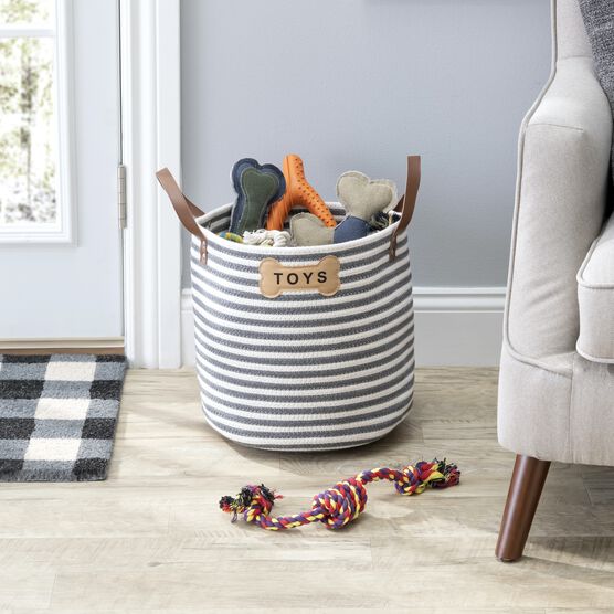 Sienna Toy Pet Dog Cat Basket, , on-hover image number null