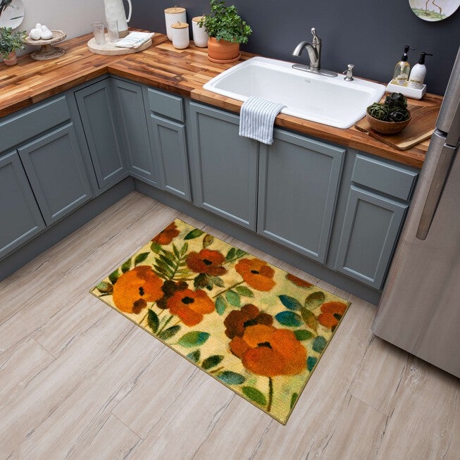 Peaceful Garden Kitchen Rug, , alternate image number null