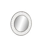 Black Industrial Metal Wall Mirror, , alternate image number null