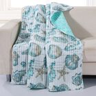 Cruz Quilted Throw Blanket, WHITE, hi-res image number null