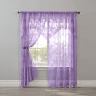 Ella Floral Lace Panel with Attached Valance, , on-hover image number null