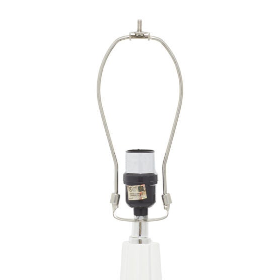 White Polystone Coastal Accent Lamp, , alternate image number null