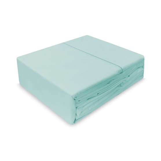 SensorPEDIC Ice Cool 400 Thread Count Cotton-Rich Surf Spray Blue Sheet Se, , alternate image number null