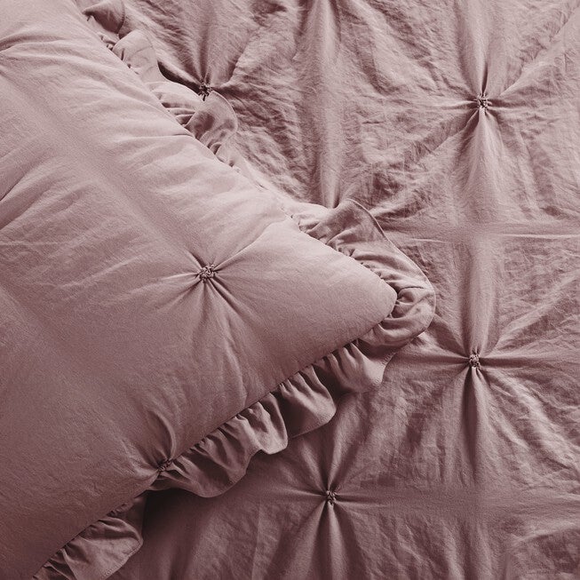 Ravello Pintuck Ruffle Skirt Bedspread 3 Pc Set, , alternate image number 23