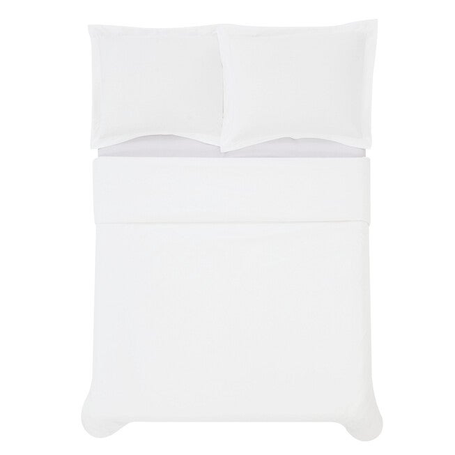 Solid Percale Blush 3 Piece Duvet Set, , on-hover image number null