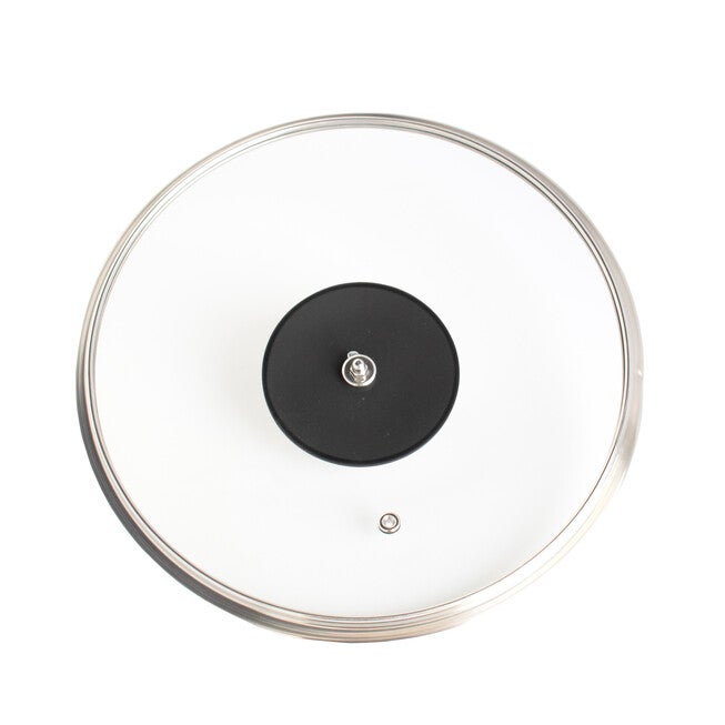 LIVWELL DiamondClad™ 10 inches Tempered Glass Lid with Silicone Rim, Cool Touch Insulated Handle, Dishwasher Safe – Clear, CLEAR, alternate image number 3