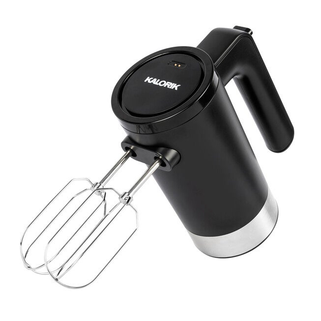 Kalorik Cordless Rechargeable Hand Mixer, Black, BLACK, hi-res image number 0